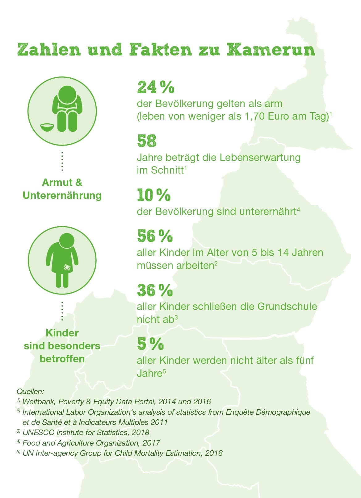 Zahlen und Fakten zu Kamerun
