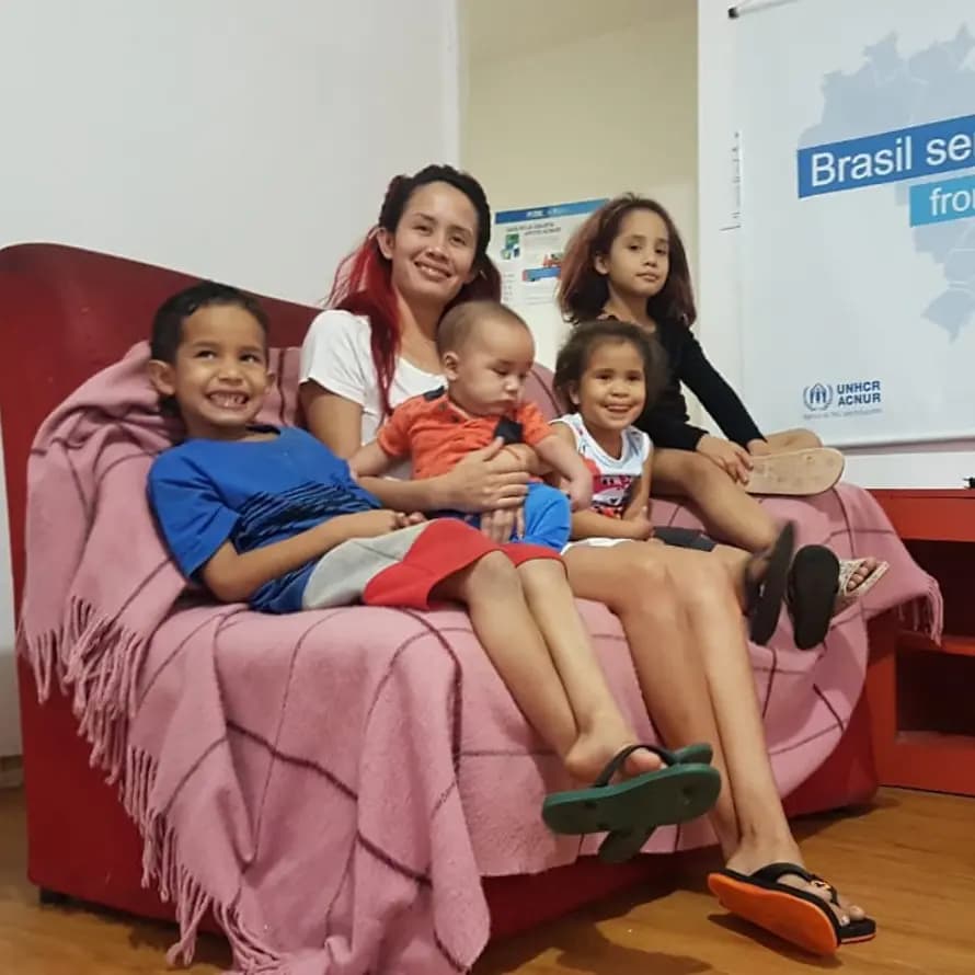 Eucaris und ihre vier Kinder Eucaris und ihre vier Kinder
