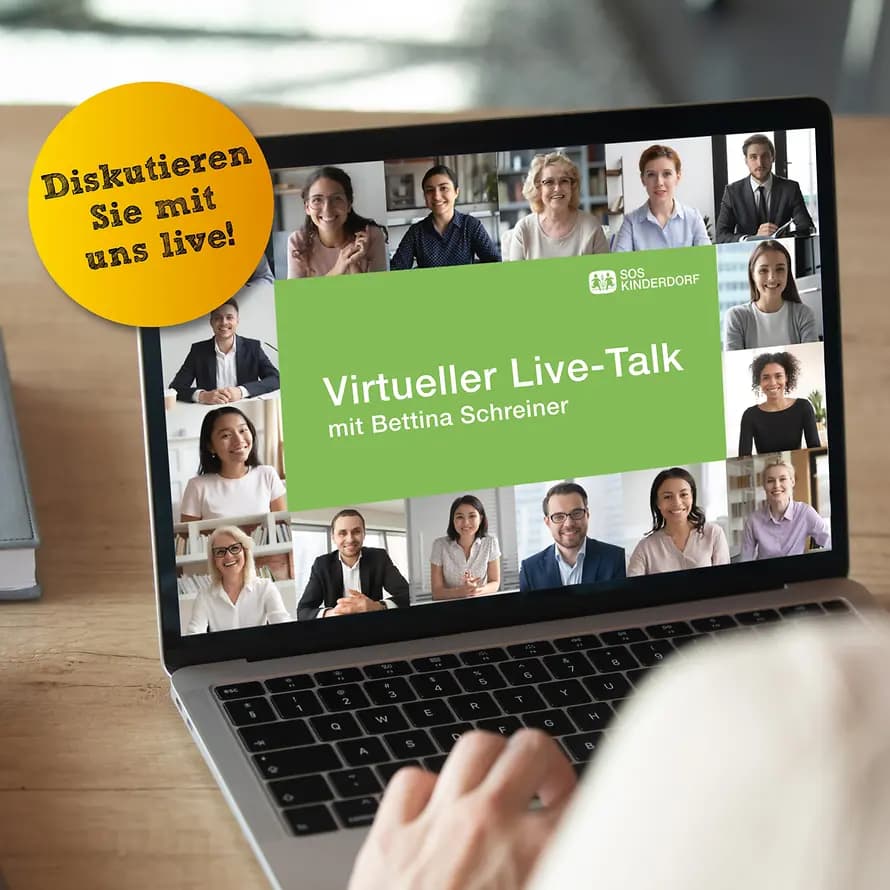 Virtueller Live-Talk mit SOS-Kinderdorf Virtueller Live-Talk mit SOS-Kinderdorf