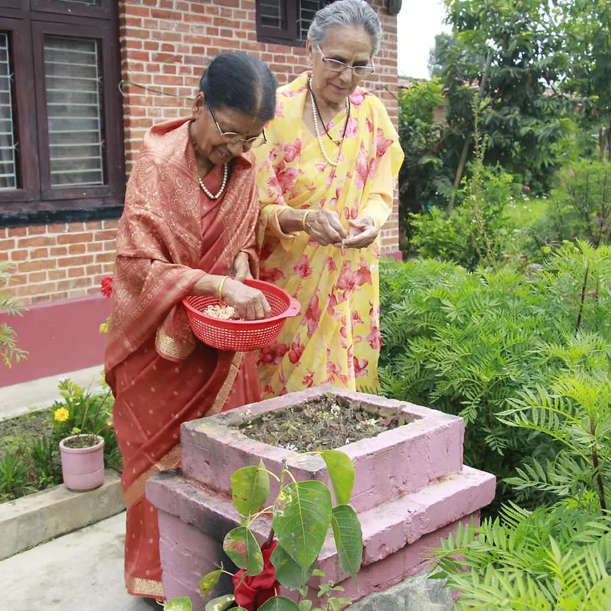 SOS-Kinderdorf Nepal: Kinderdorfmütter im Ruhestand SOS-Kinderdorf Nepal: Kinderdorfmütter im Ruhestand
