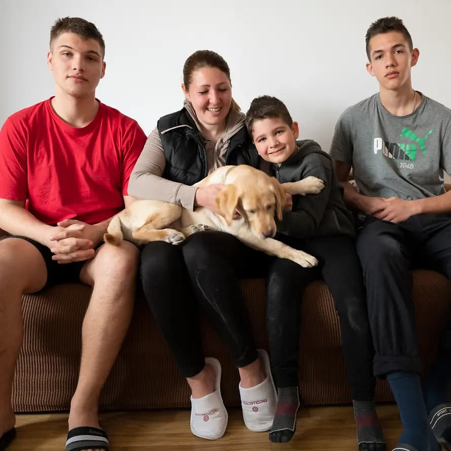 Lyudmila und ihre Familie Lyudmila und ihre Familie
