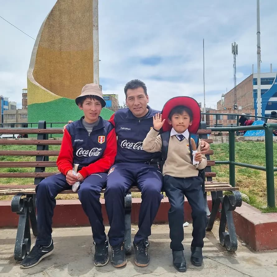 Juan und seine Jungs Juan mit seinen beiden Kindern