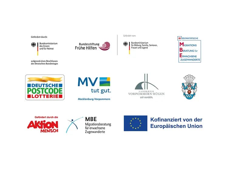 Logos Förderer Familienzentrum Barth