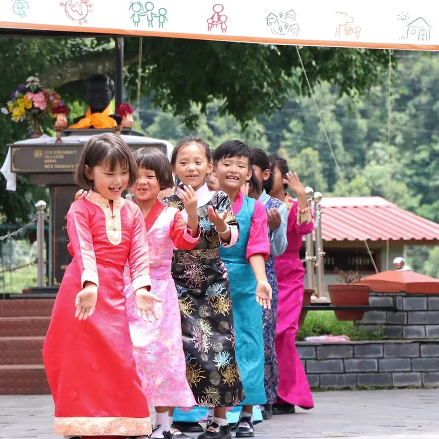 Kinderklub Kinderklub bei SOS-Kinderdorf Nepal