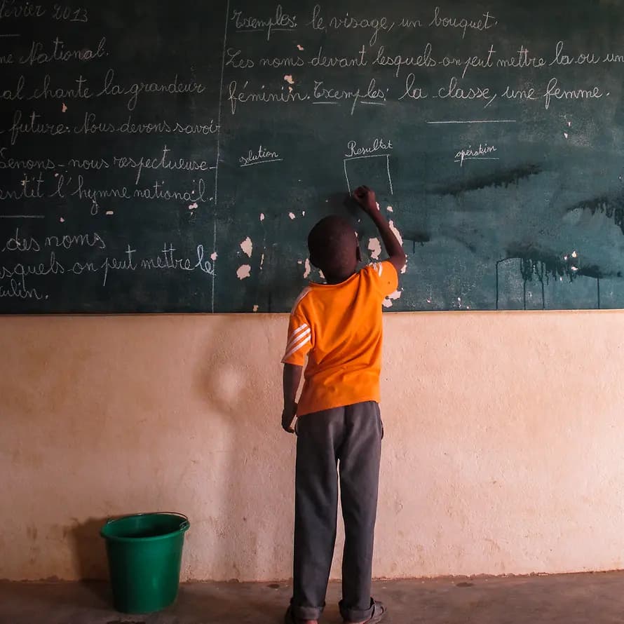 SOS-Kinderdorfkind in Mali SOS-Kinderdorf in Mali unterstützt notleidende Kinder und ihre Familien