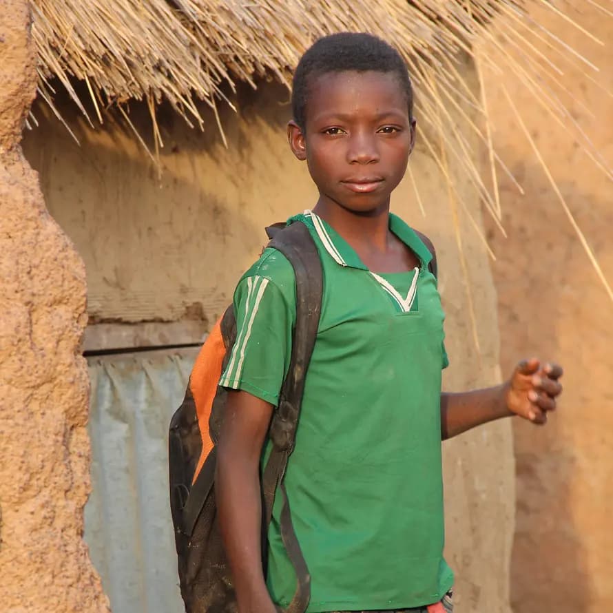 N'Dah wird von SOS-Kinderdorf unterstützt N'Dah wird von SOS-Kinderdorf unterstützt