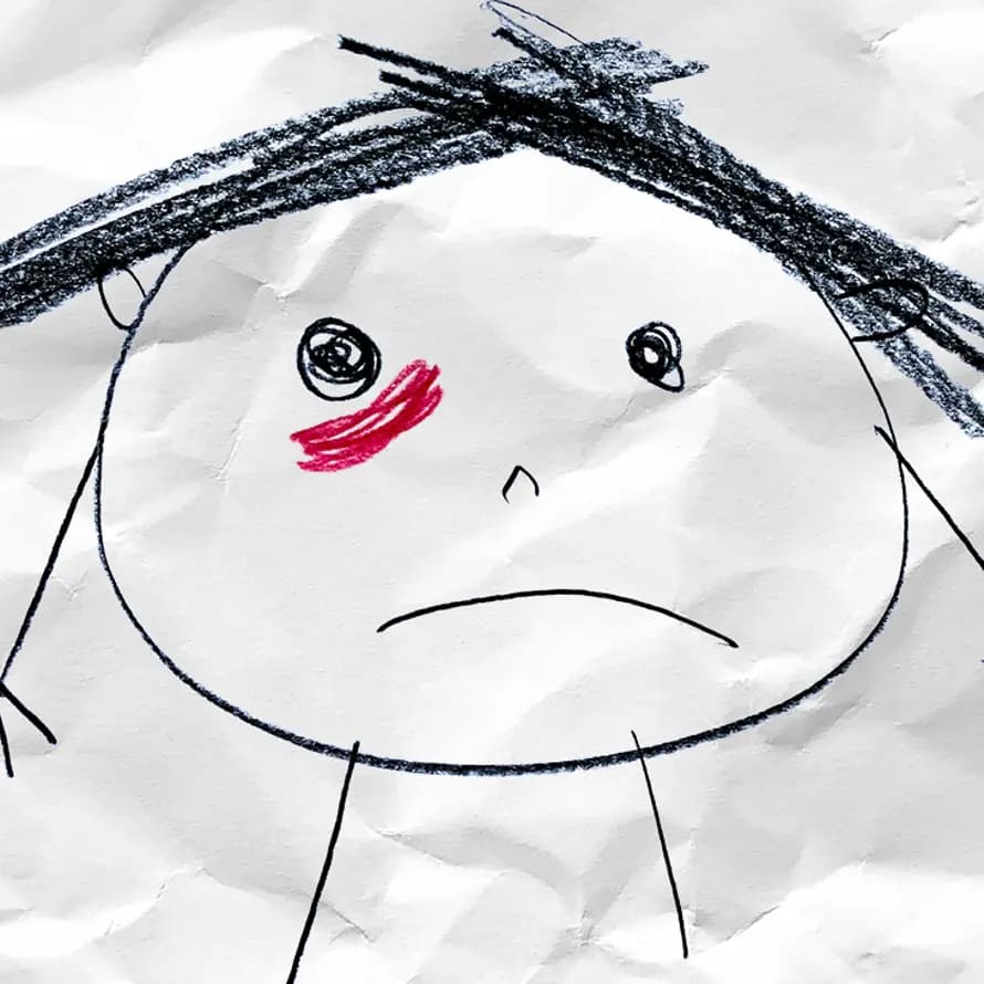 Papier Gewaltankindernverhindern Strichmännchen Papier Gewaltankindernverhindern Strichmännchen